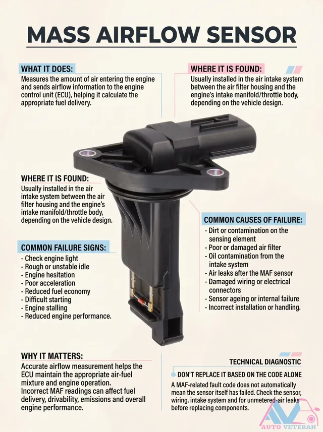 Mass Airflow Sensor Failure Signs and Diagnostics