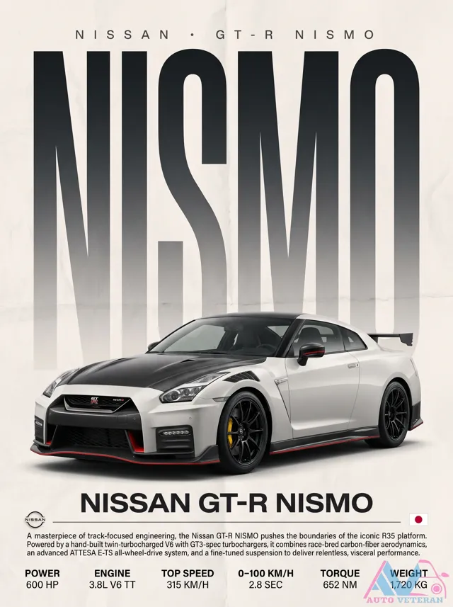 Nissan GT-R NISMO R35 Track-Focused Specs