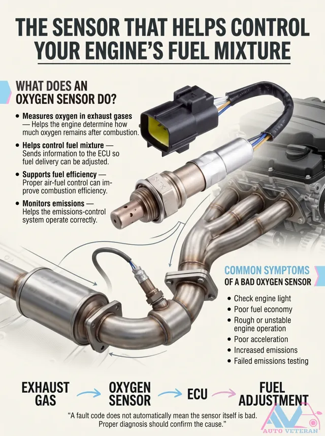 Oxygen Sensor: Fuel Mixture and Emissions Control