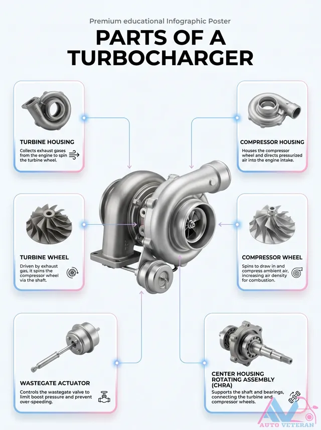 Turbocharger Component Breakdown