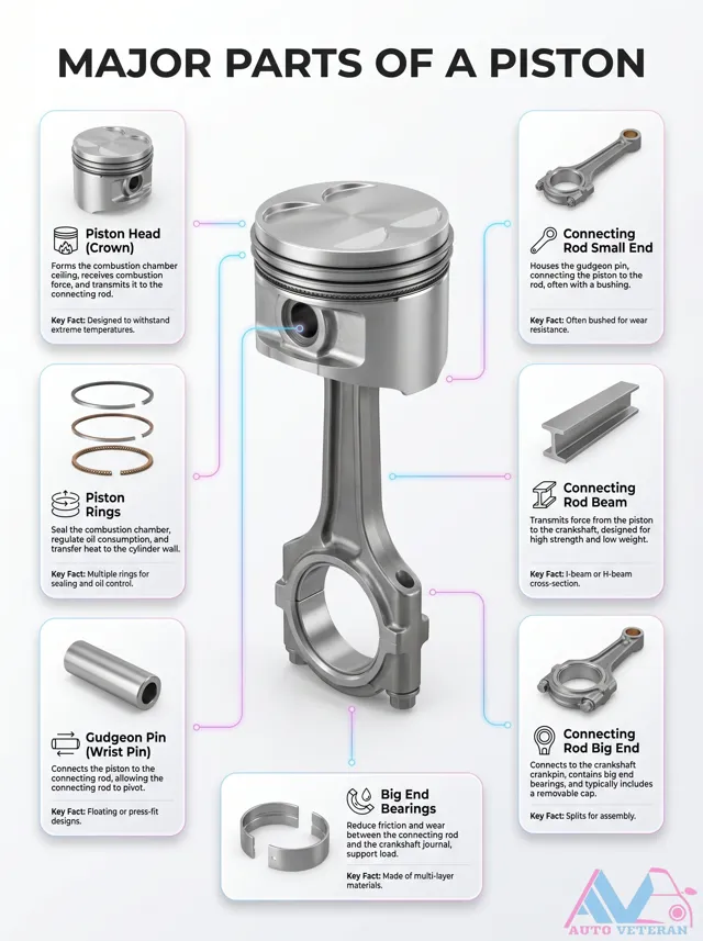 Major Piston Parts Breakdown