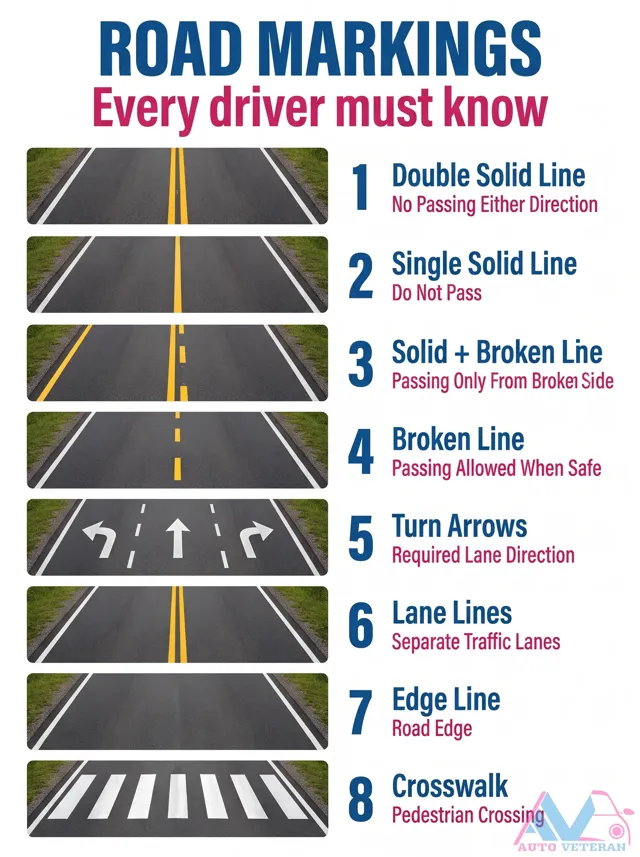 Road Markings Every Driver Must Know