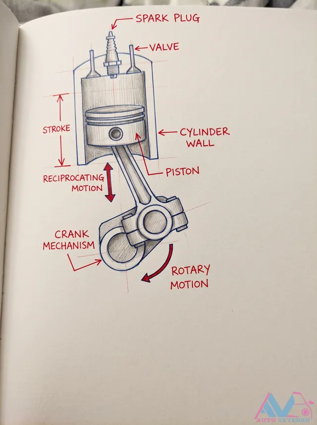Spark Plug Ignition and Reciprocating Motion
