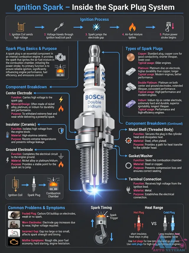 Spark Plug Types, Components, and Common Problems