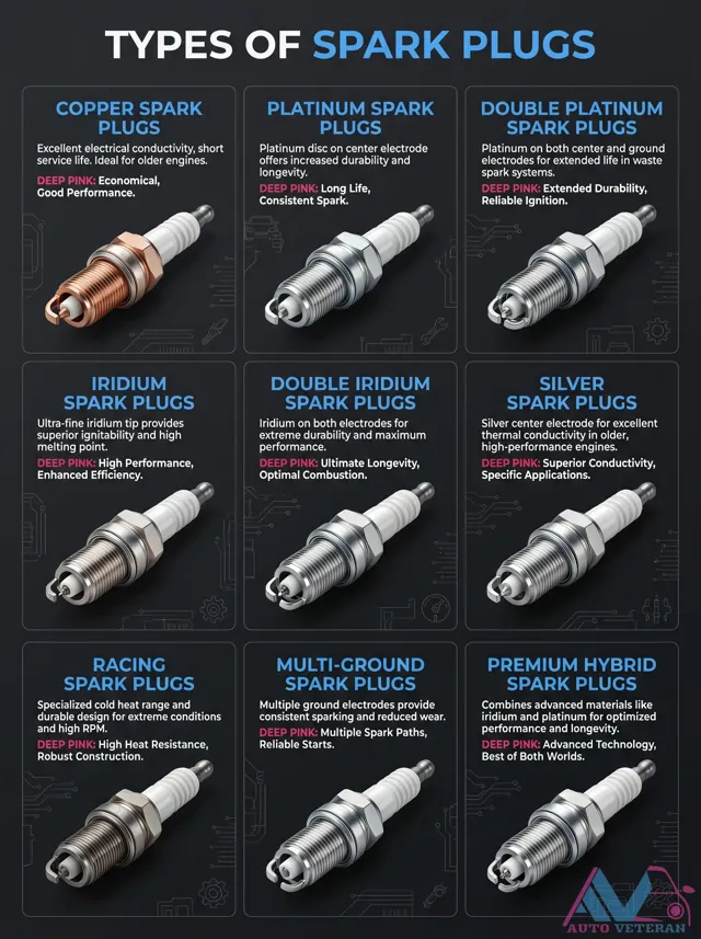 Spark Plug Types Comparison and Applications