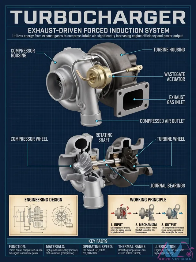 Turbocharger Working Principle and Key Facts