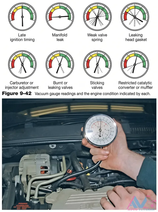 Vacuum Gauge Readings Reveal Engine Problems