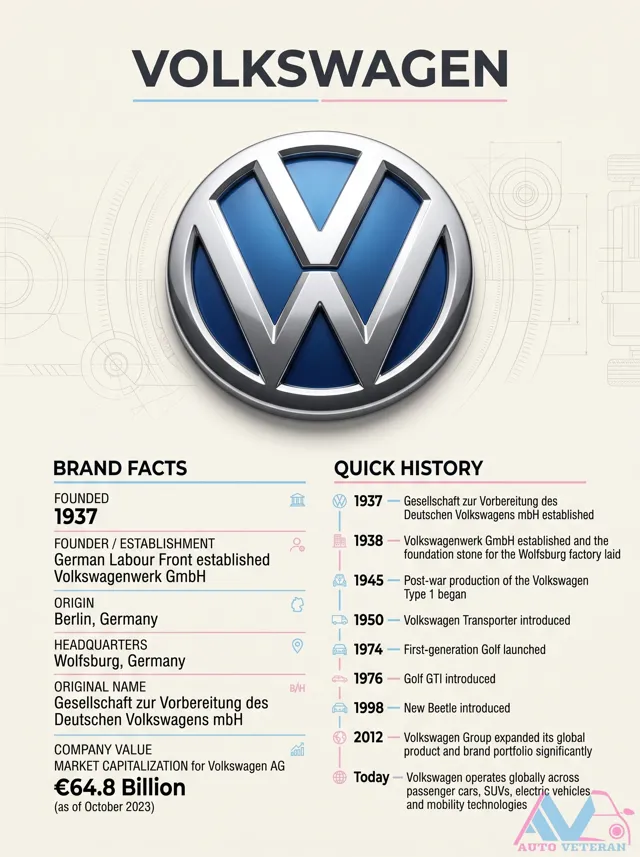 Volkswagen Brand Facts and Quick History