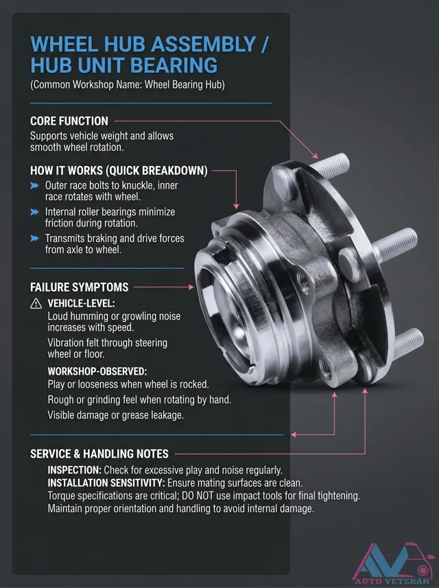 Wheel Hub Assembly Bearing Symptoms