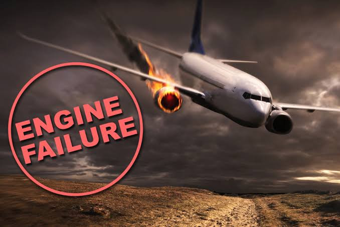 What Do Pilots Do When One Engine of a Two-Engine Plane Has Failed in a High Altitude?